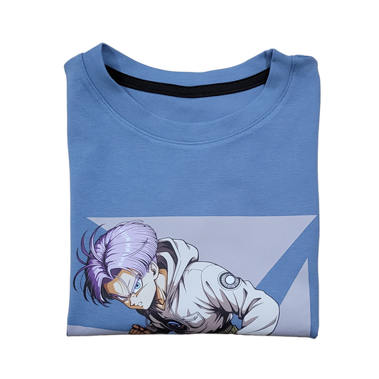 Camiseta Oversize Azul - Trunks Future Reborn