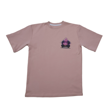 Camiseta Oversize Rosa - Majin Energy