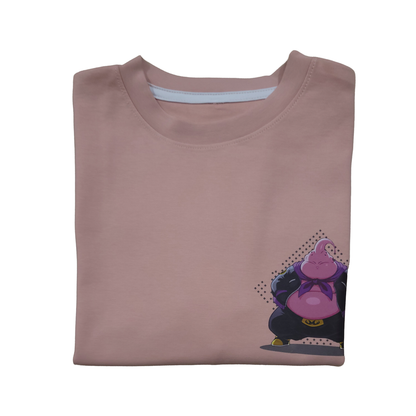 Camiseta Oversize Rosa - Majin Energy