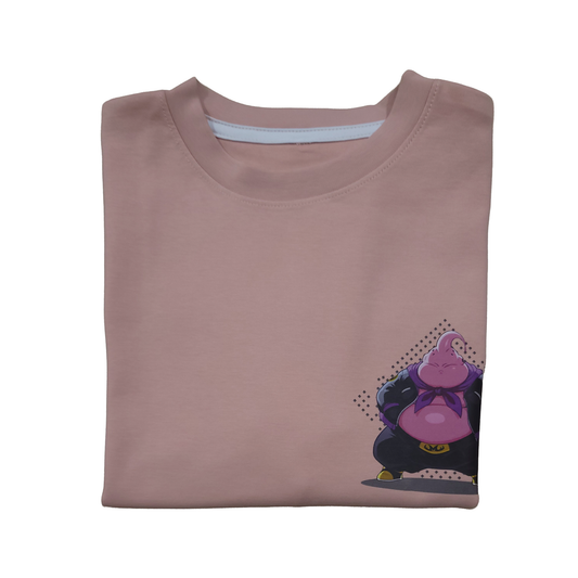 Camiseta Oversize Rosa - Majin Energy